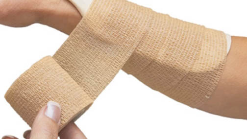 cohesive bandage method